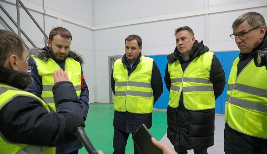 Максим Орешкин и Александр Цыбульский оценили реализацию инвестпроекта по производству пеллет в Архангельске