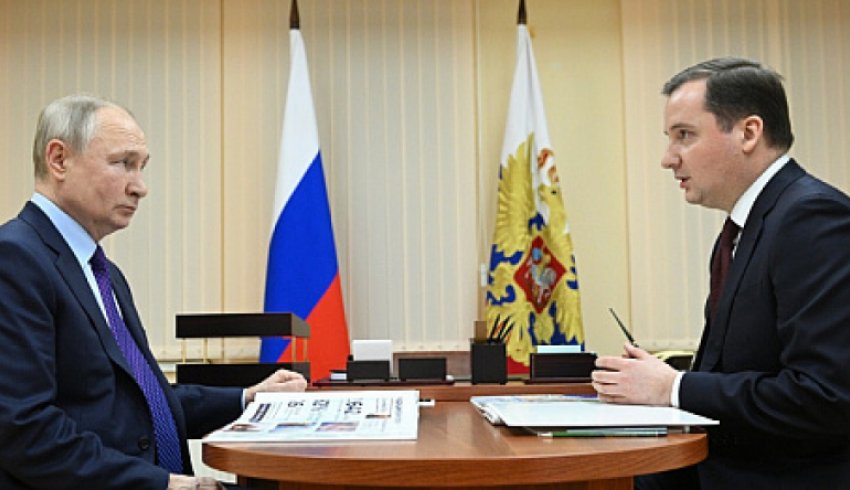 Владимир Путин провел рабочую встречу с Александром Цыбульским