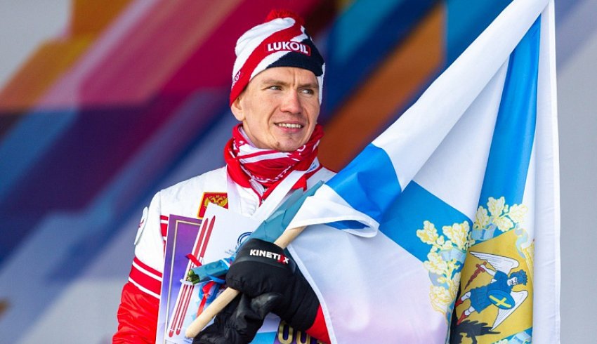 Александр Большунов – победитель мужского марафона «Чемпионских высот»