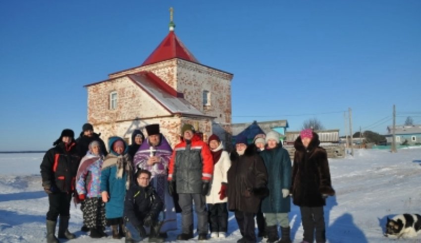 По льду моря: северодвинцы преодолели 150 километров, чтобы помолиться в Пертоминске