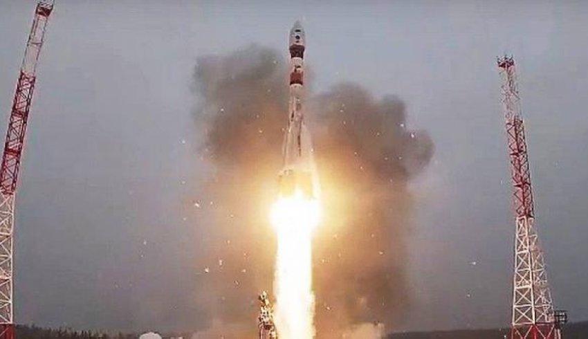 С космодрома Плесецк запустили ракету-носитель «Союз-2.1а»
