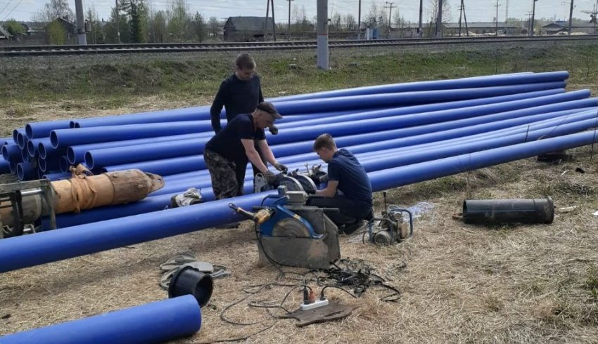 В Плесецк доставили первую партию труб для реконструкции водопровода