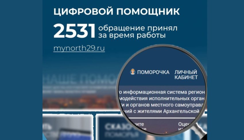 Более 2500 тысяч звонков поступило за год от жителей региона через цифровой помощник губернатора «Поморочка»