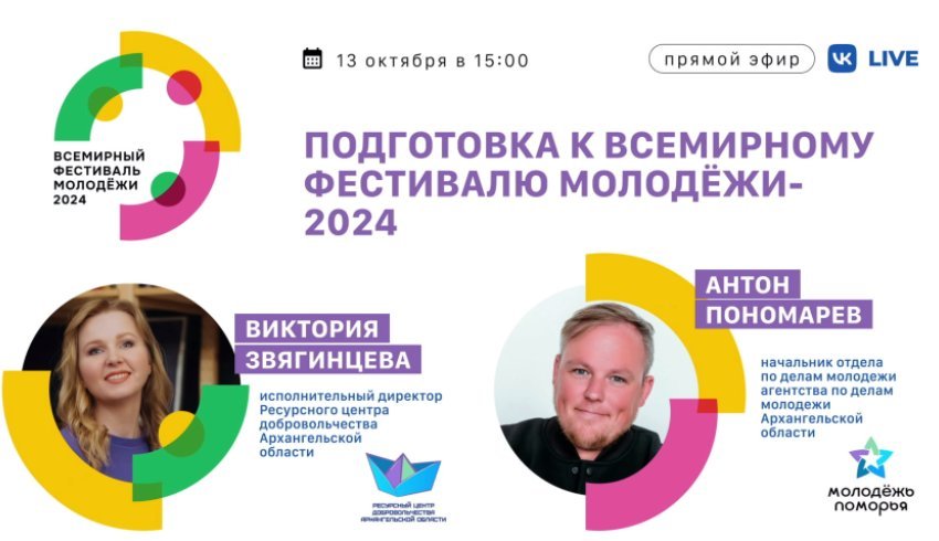 Активные молодые люди Архангельской области могут присоединиться к Всемирному фестивалю молодежи-2024