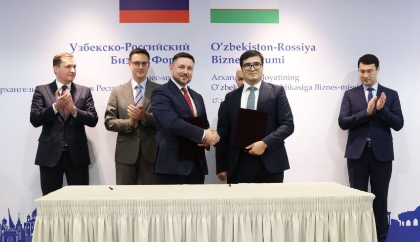 Предприятия Архангельской области подписали соглашения о сотрудничестве с партнерами из Узбекистана