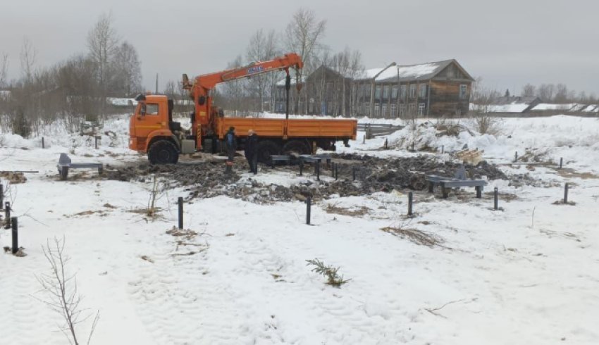 В поселке Лепша-Новый Няндомского округа стартовало строительство базовой станции сотовой связи