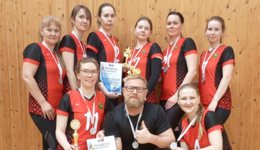 Сбор в Шенкурске пяти сборных женских волейбольных команд из районов и округов области 
