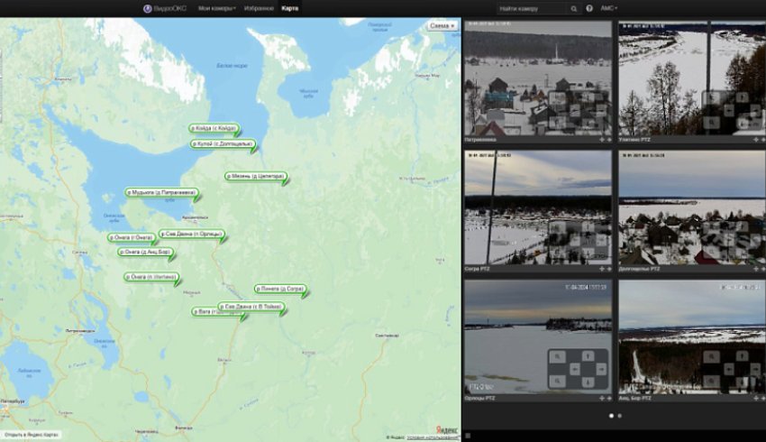В 13 населенных пунктах Поморья ведется онлайн-наблюдение за ледоходом