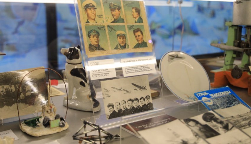В Северном морском музее работает выставка, посвященная 90-летию начала операции по спасению челюскинцев