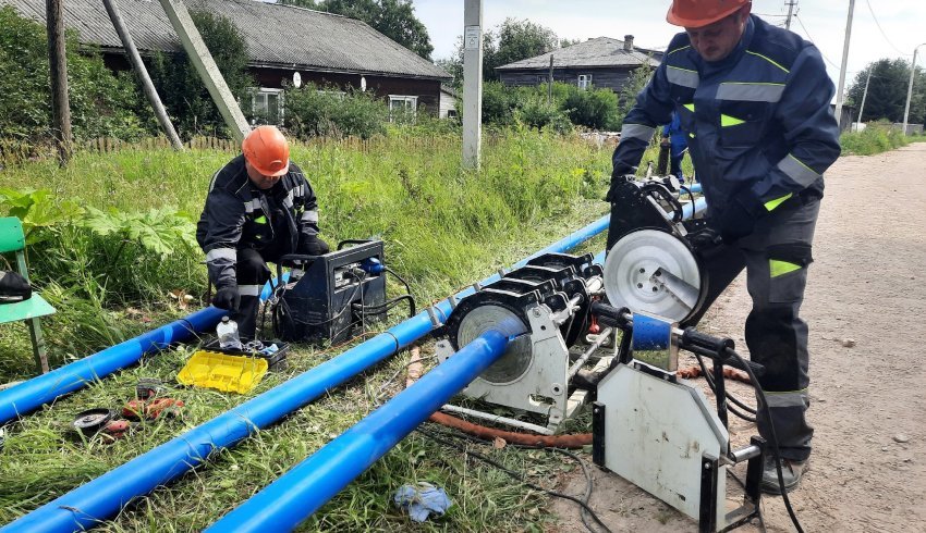 В Няндомском округе проложено два километра новой водопроводной сети