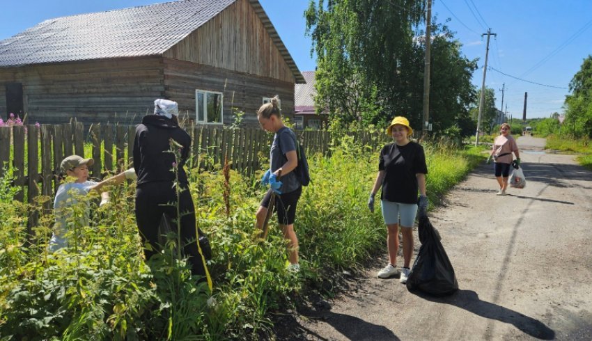 В Коноше проходит сезон экологических субботников