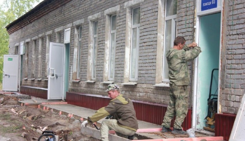 В рамках нацпроекта «Здравоохранение» в Верхнетоемской ЦРБ проходит капитальный ремонт