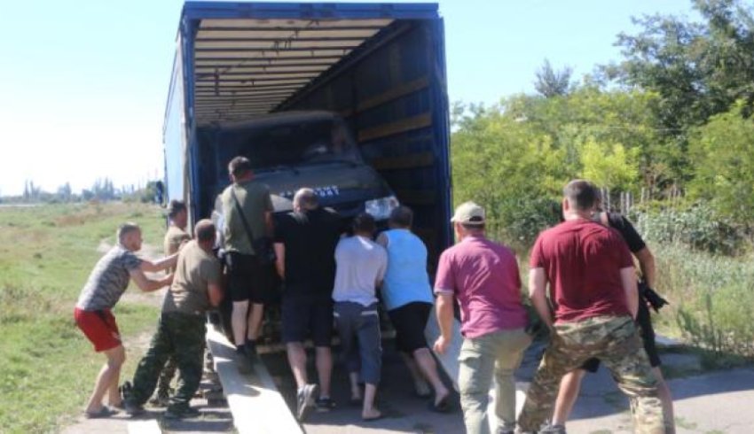 Архангельские волонтеры доставили гуманитарную помощь в Херсонскую область 