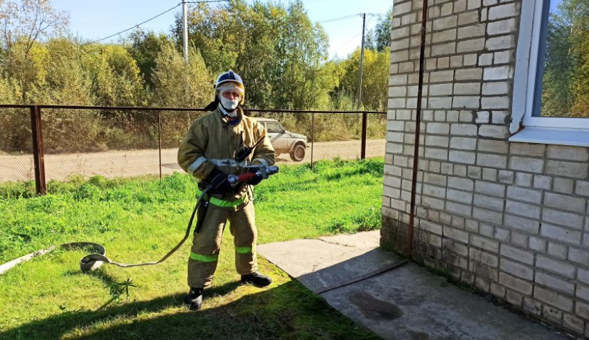 Школьникам напомнили правила пожарной безопасности