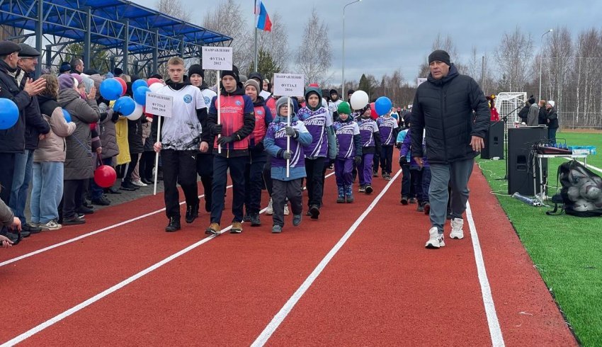 В селе Ильинско-Подомское Вилегодского округа состоялось открытие нового стадиона  