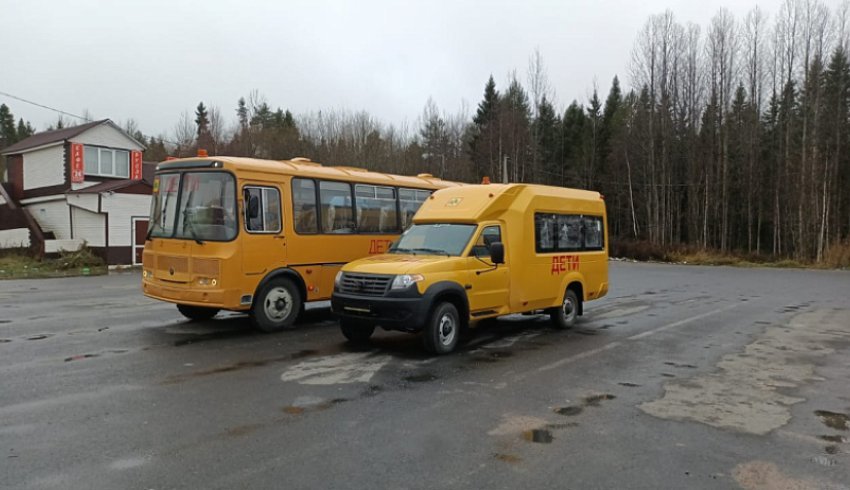 В Архангельскую область поступили 26 новых школьных автобусов