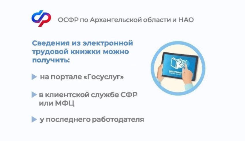 В Поморье и НАО более 77 тысяч человек выбрали электронную трудовую книжку