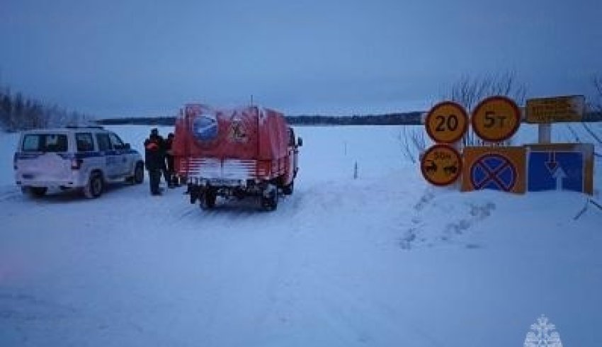 В Архангельской области действует 12 ледовых переправ