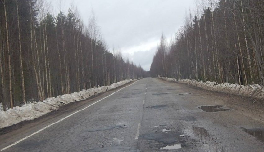 В Верхнетоемском округе в текущем году в нормативное состояние приведут более 30 км автодороги М-8 «Холмогоры» – Котлас 