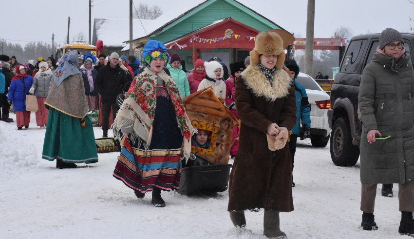 Как в Берегу на санях катались