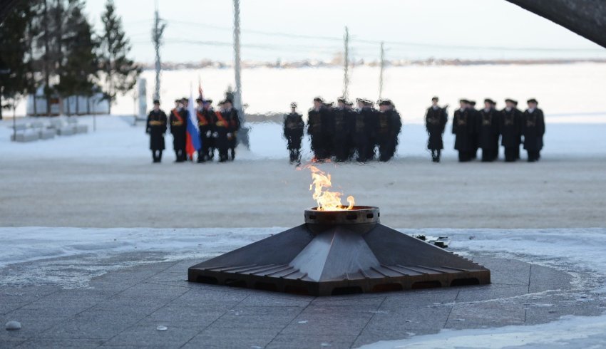 Город воинской славы Архангельск принял Эстафету Победы