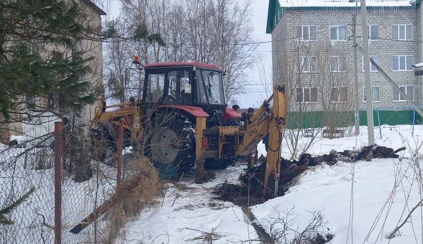 В Холмогорах по программе комплексного развития сельских территорий капитально отремонтируют напорный коллектор 