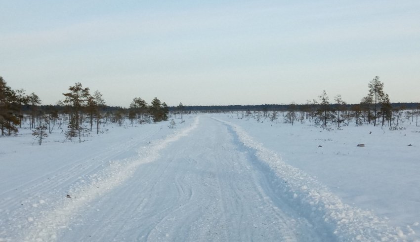 Открыто движение по зимней дороге Онега - Нименьга