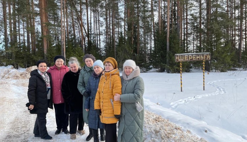 Коллеги из ветеранской организации Шенкурской СКОШ побывали на экскурсии в Шереньге