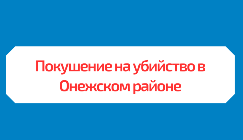 Покушение на убийство в Онежском районе