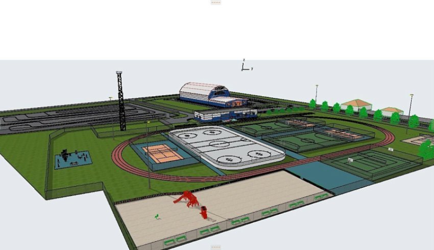 В Карпогорах идет подготовка к строительству крупной спортивной площадки