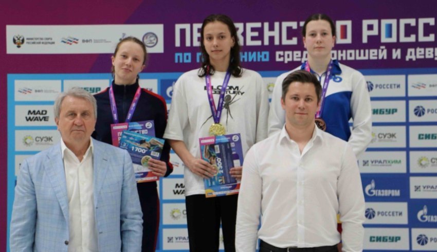 Архангелогородка Дарья Борина завоевала бронзу на первенстве России по плаванию