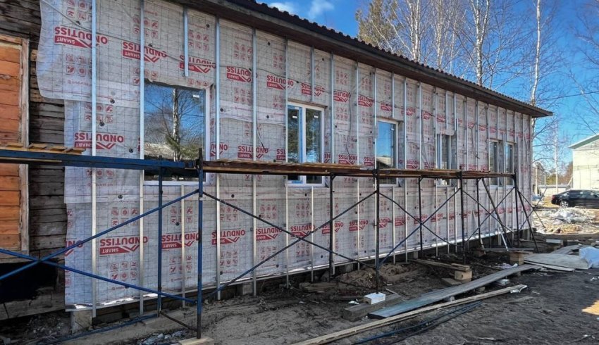 В Виноградовском округе продолжается модернизация Дома культуры «Первомайский»
