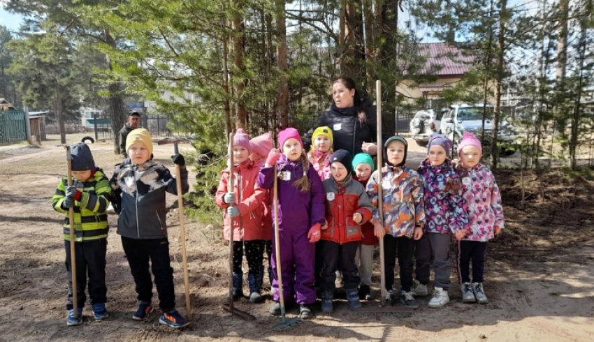В Шенкурском округе дети участвуют во Всероссийском экологическом субботнике «Зелёная Весна 2024». 